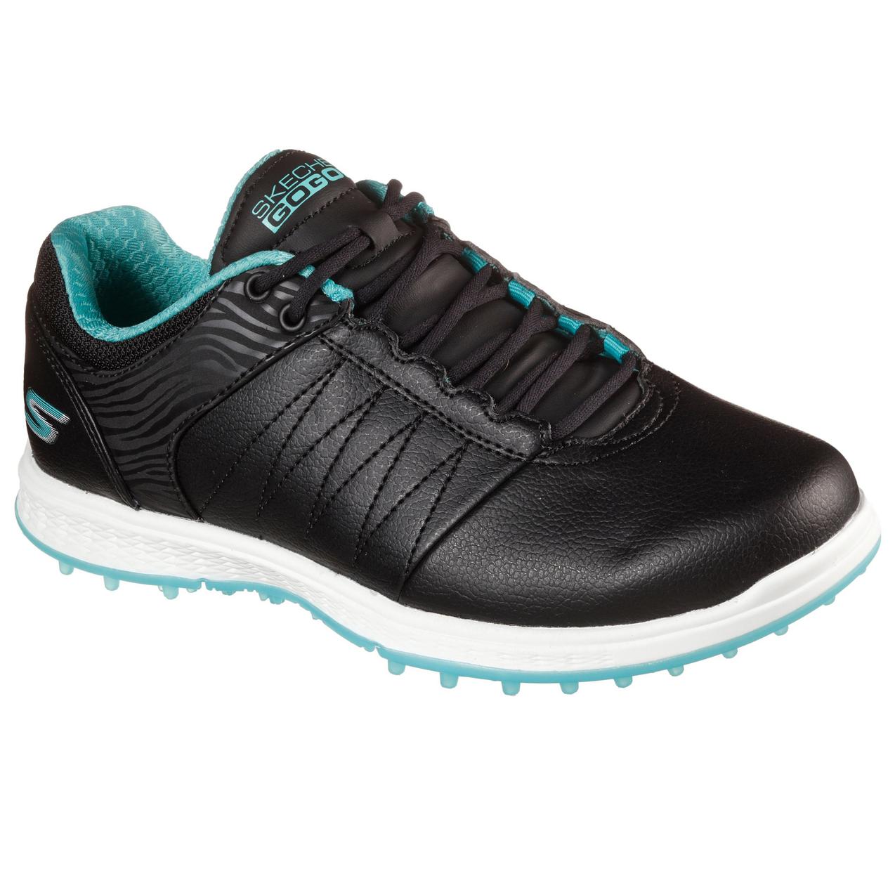 Women's Go Golf Pivot Spikeless Shoe - Black/Turquoise