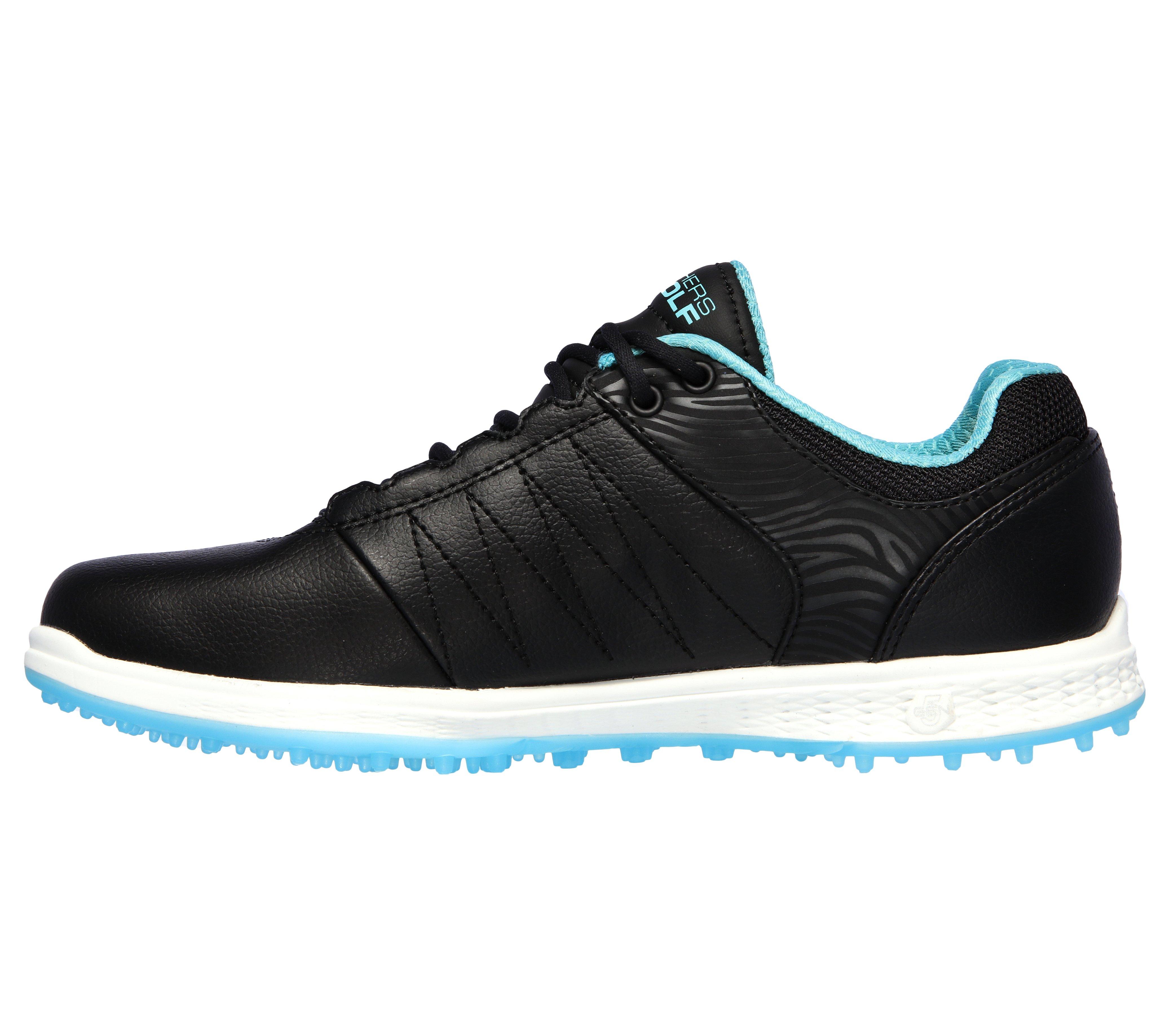 Women's Go Golf Pivot Spikeless Golf Shoe - Black/Turquoise