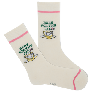 Women's Here for the Tee Crew Sock