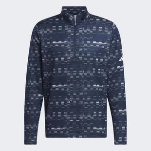 Men's Core Print 1/4 Zip Pullover ADIDAS