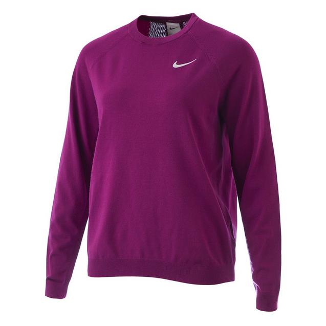 Nike Women s Tour Dri Fit Sweater in Purple Size Small