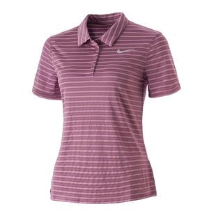 Women's Dri-Fit Victory Striped Short Sleeve Polo NIKE