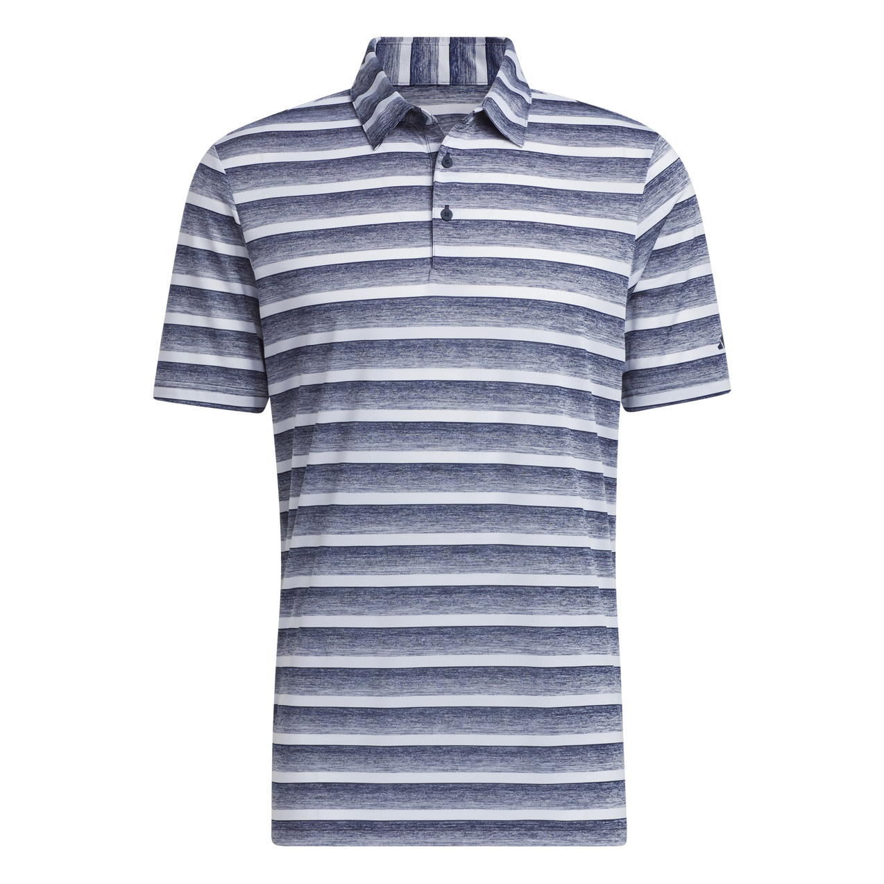 Men's 2 Colour Stripe Short Sleeve Polo