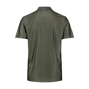 Men's Split Spot Geo Tech Short Sleeve Polo BEN SHERMAN
