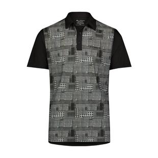 Men's Prince of Wales Tech Short Sleeve Polo BEN SHERMAN