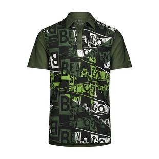Men's Punk Flag Tech Short Sleeve Polo BEN SHERMAN