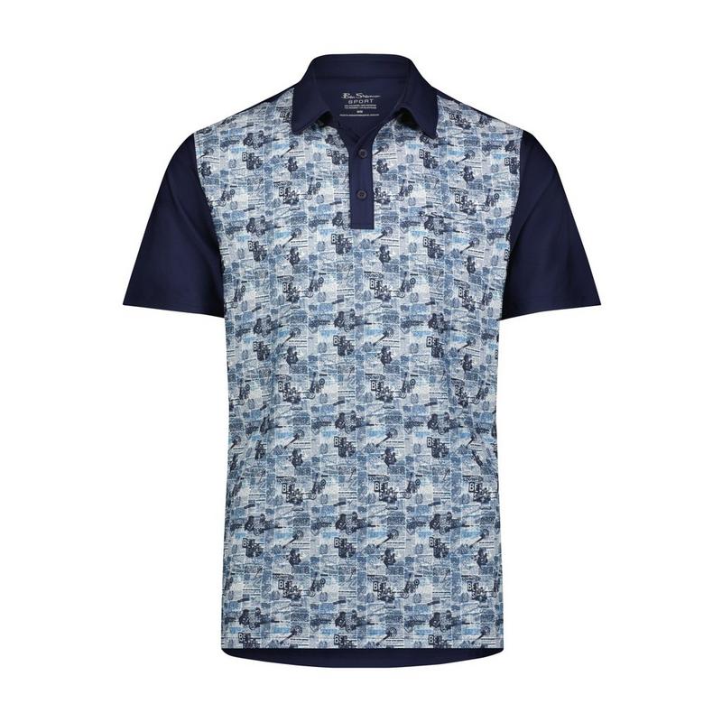 Men's Punk News Short Sleeve Polo