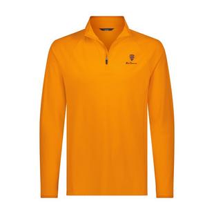 Men's Solid Pique 1/4 Zip Pullover