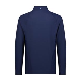 Men's Solid Pique 1/4 Zip Pullover BEN SHERMAN