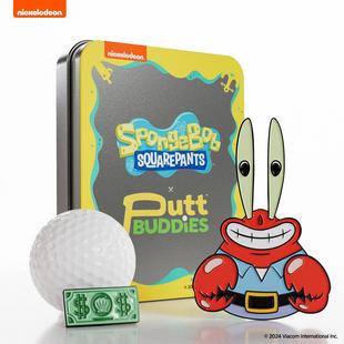 Marqueur de balle et outil de réparation de divot Mr Krabs PUTT BUDDIES