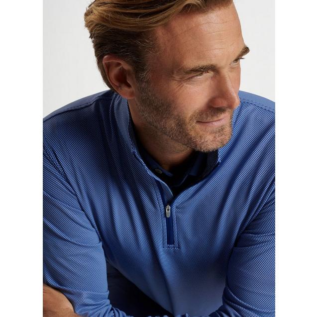Men's Perth Birdseye Performance 1/4 Zip Pullover | PETER MILLAR