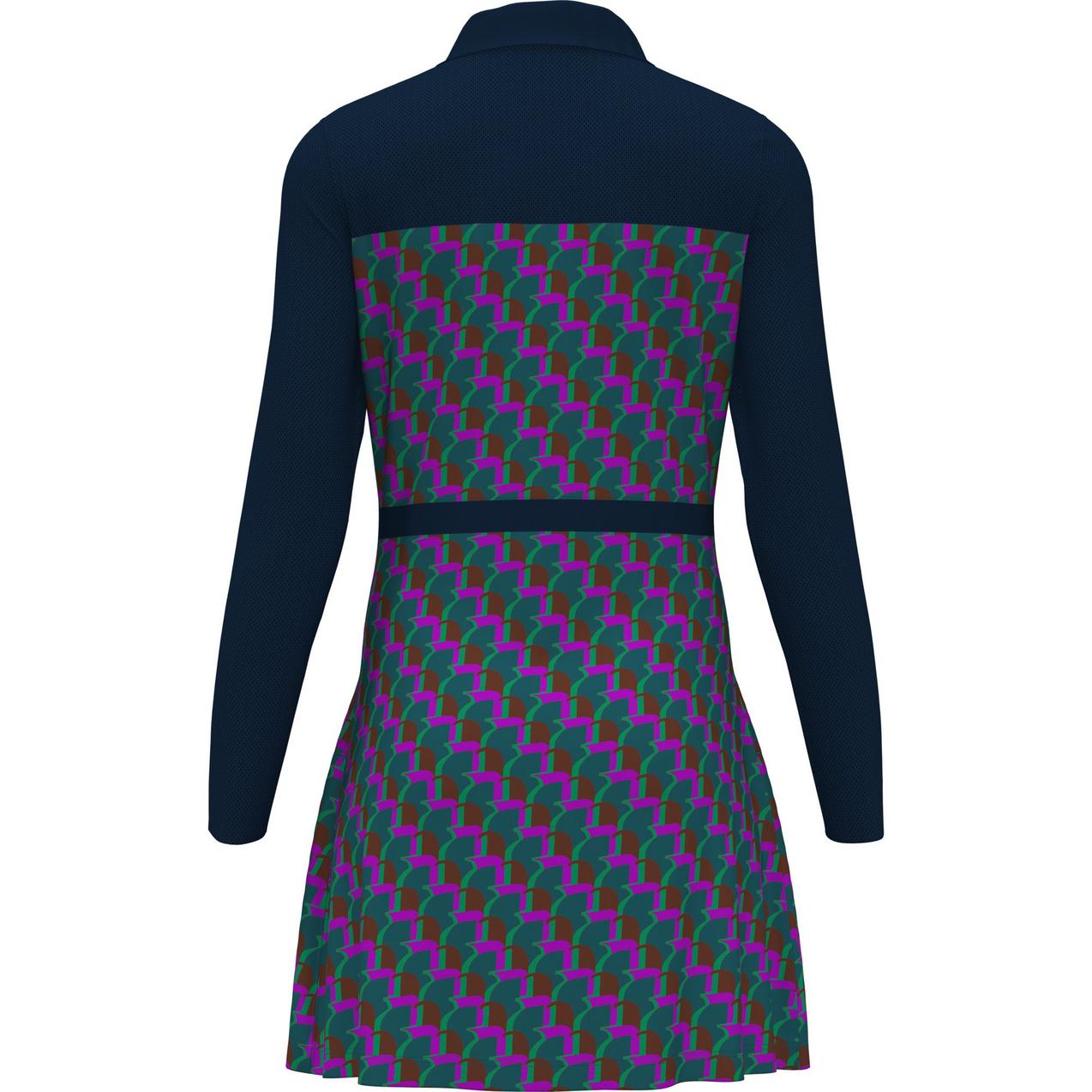 Women's Penguin Printed Long Sleeve Dress