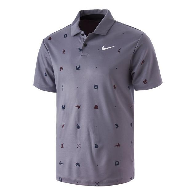 Men's Dri-Fit Tour Icon Print Short Sleeve Polo NIKE
