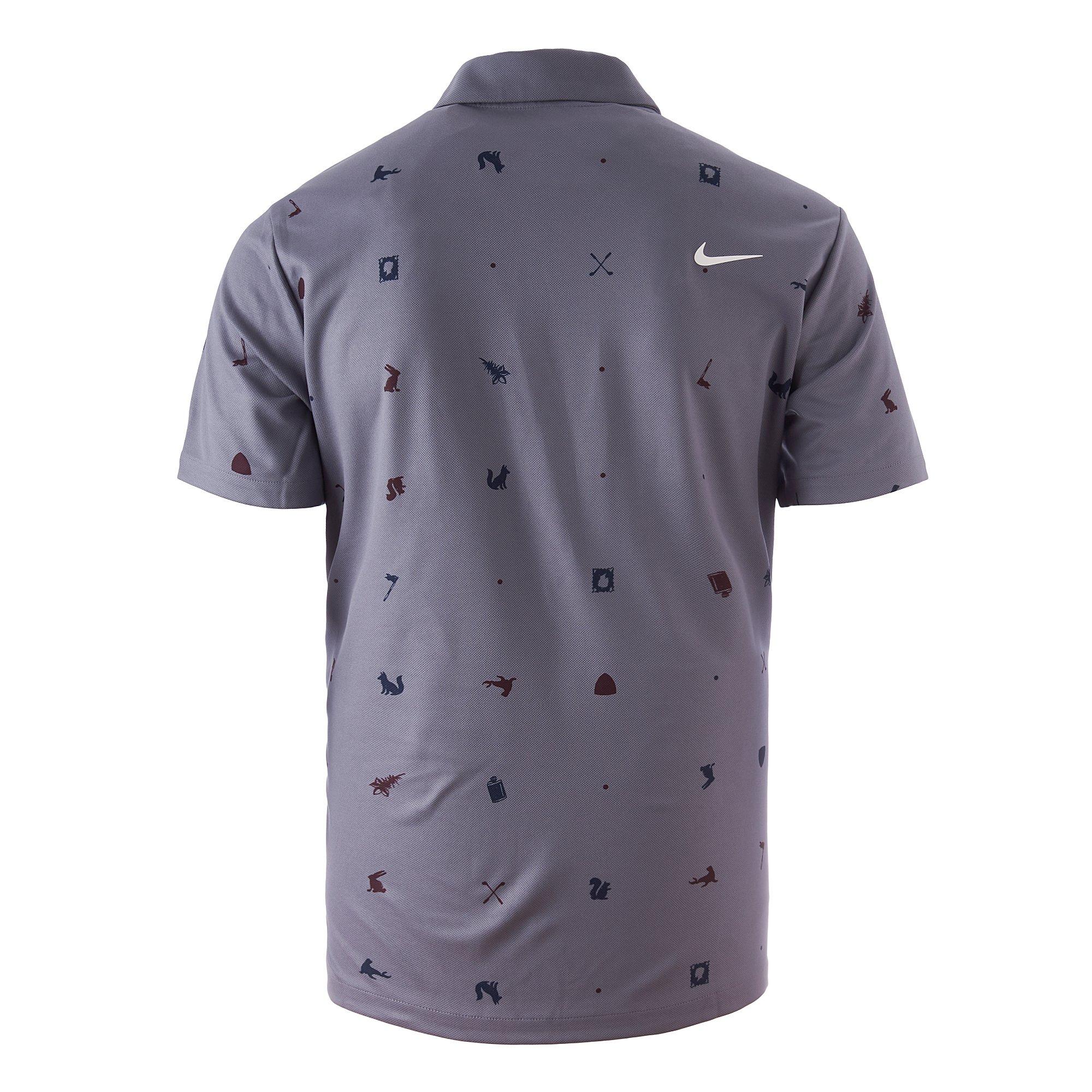 Men's Dri-Fit Tour Icon Print Short Sleeve Polo