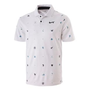 Men's Dri-Fit Tour Icon Print Short Sleeve Polo