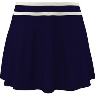 Jupe-short Flounce à blocs de couleur pour femmes, 15 po