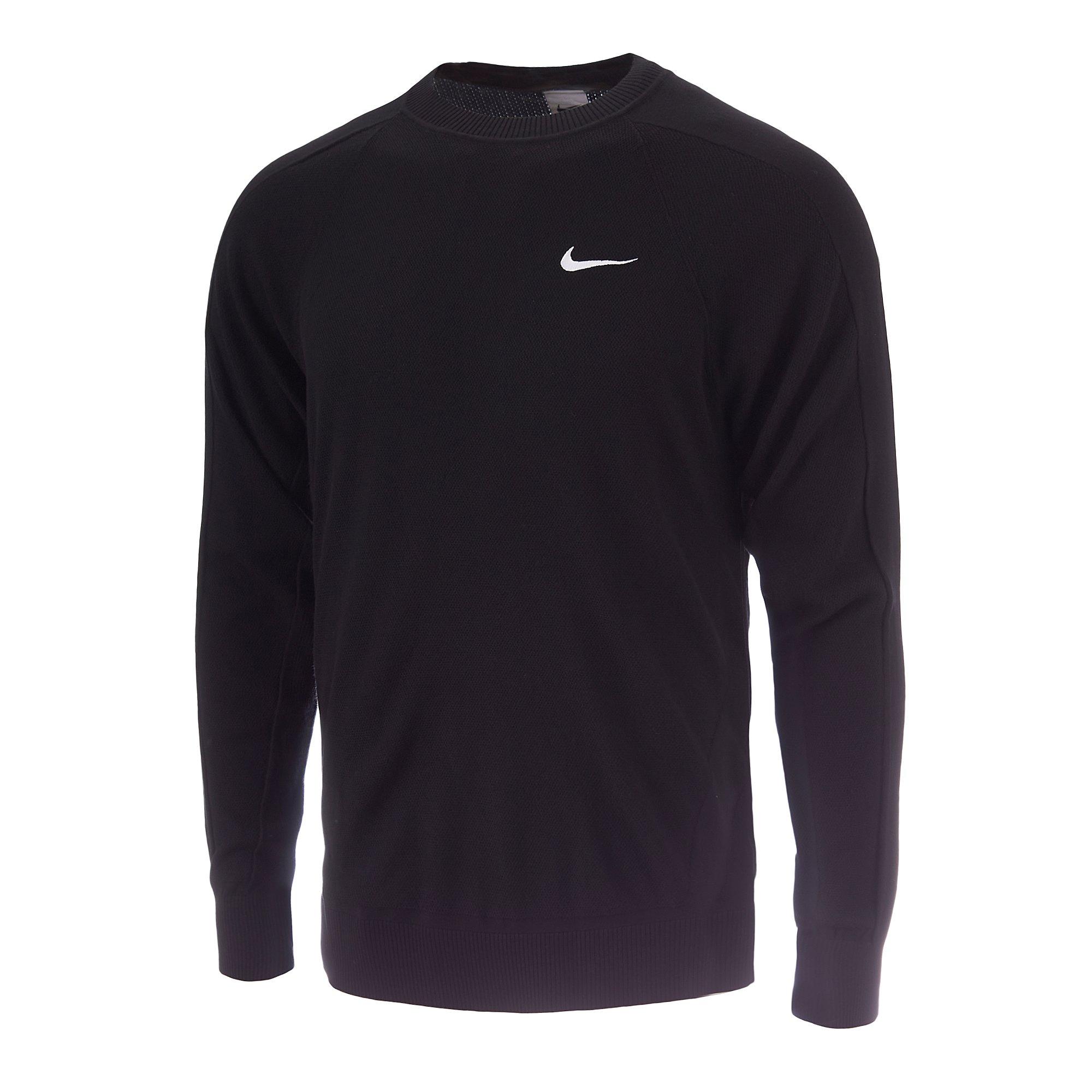 Nike | Men's Tour Knit Crew Sweater | in Black, Size Largearge, Size Large