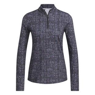 Women's Ultimate Printed 1/4 Zip Long Sleeve Top ADIDAS