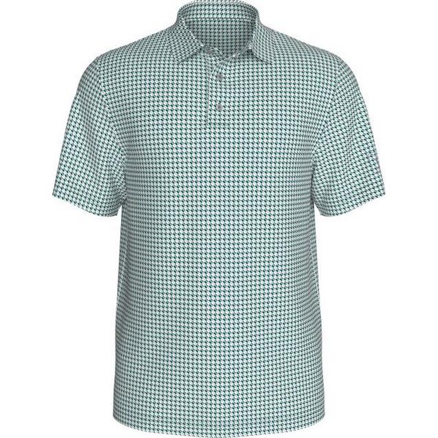 Men's Regimental Geo Print Short Sleeve Polo