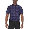Men's Solarized Conversational Print Short Sleeve Polo