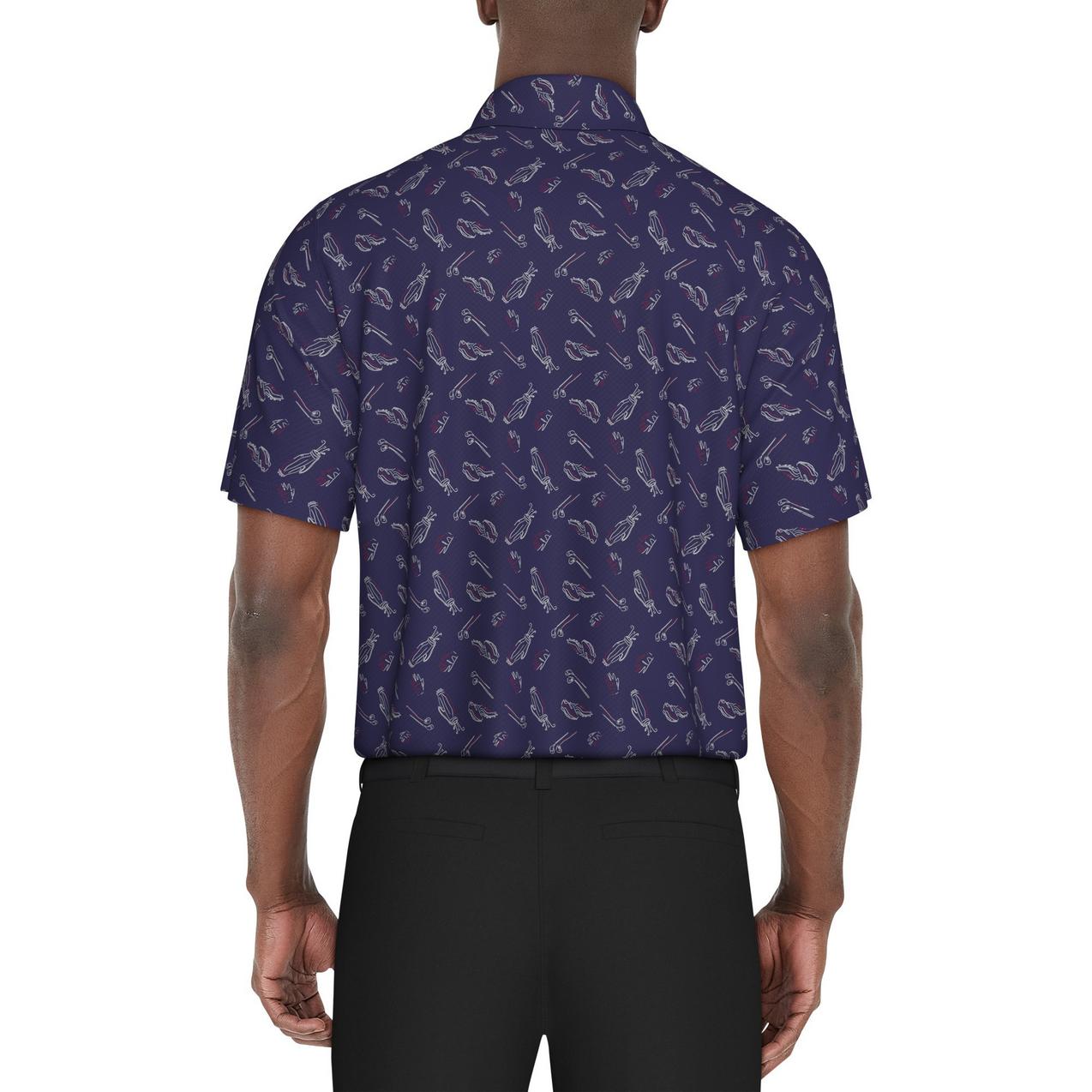 Men's Solarized Conversational Print Short Sleeve Polo