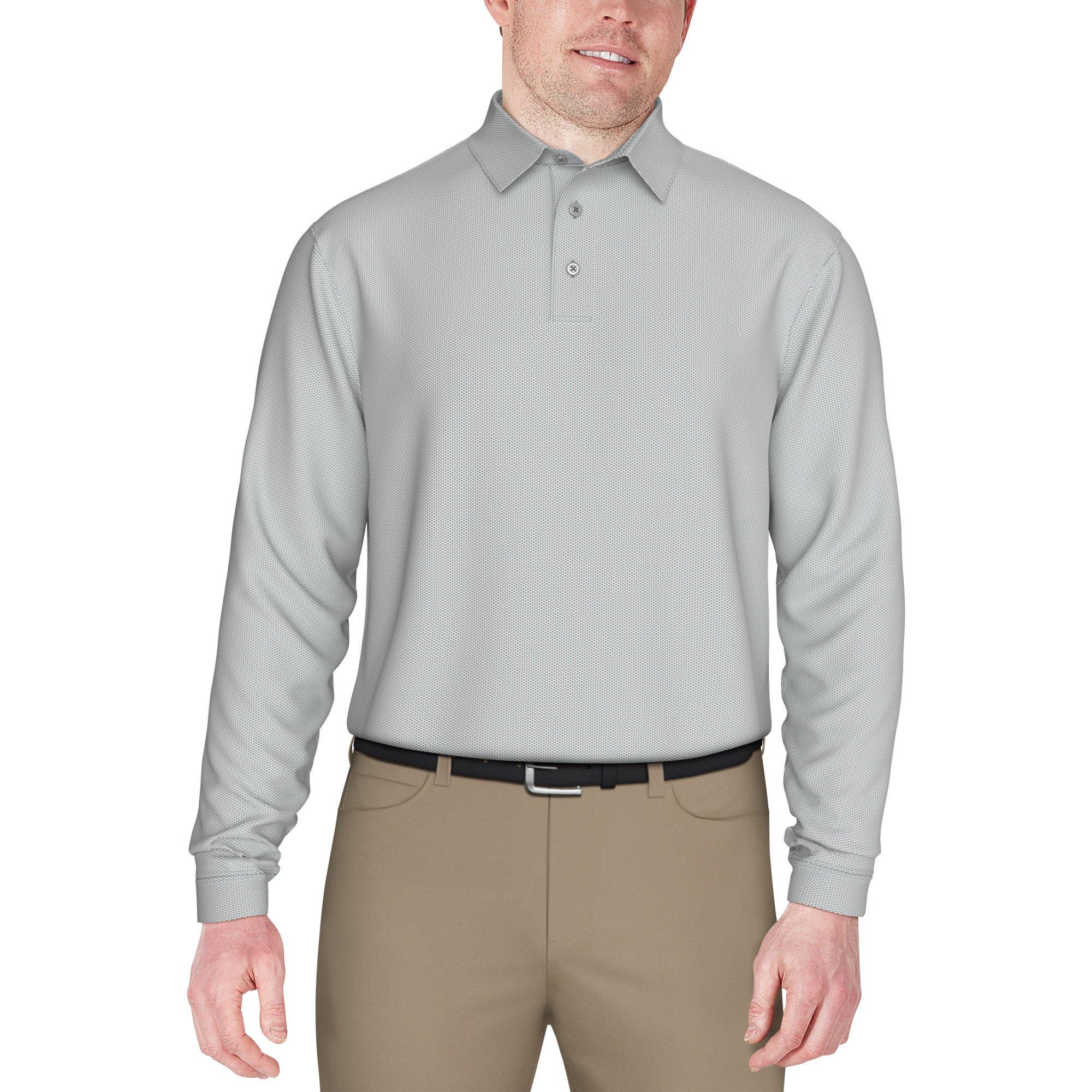 Veste Coupe-vent PGA Tour Homme - Bleu Moyen - Taille M - 100% Polyester - Golf