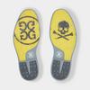 Chaussure Gallivanter en cuir et à crampons pour hommes - Blanc et gris