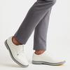 Chaussure Gallivanter en cuir et à crampons pour hommes - Blanc et gris