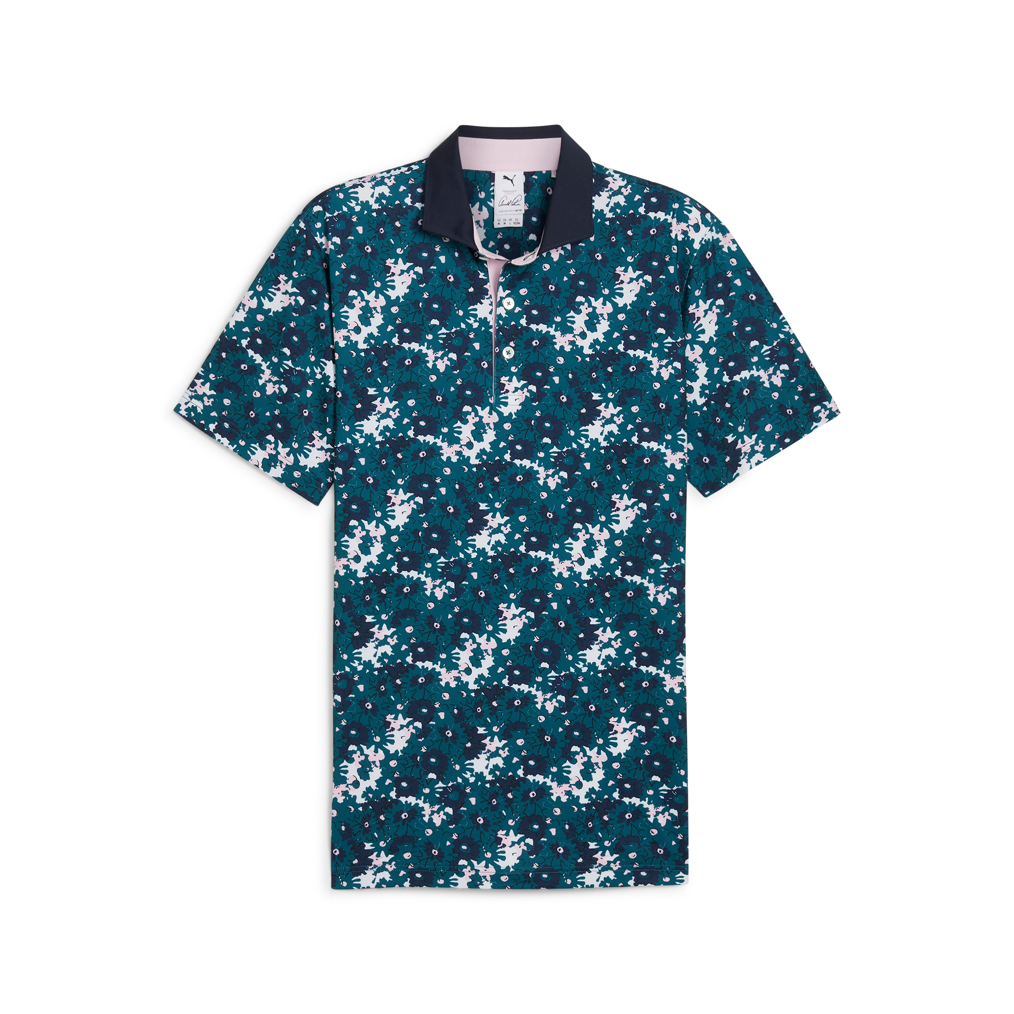 Men's Puma x AP Floral Short Sleeve Polo