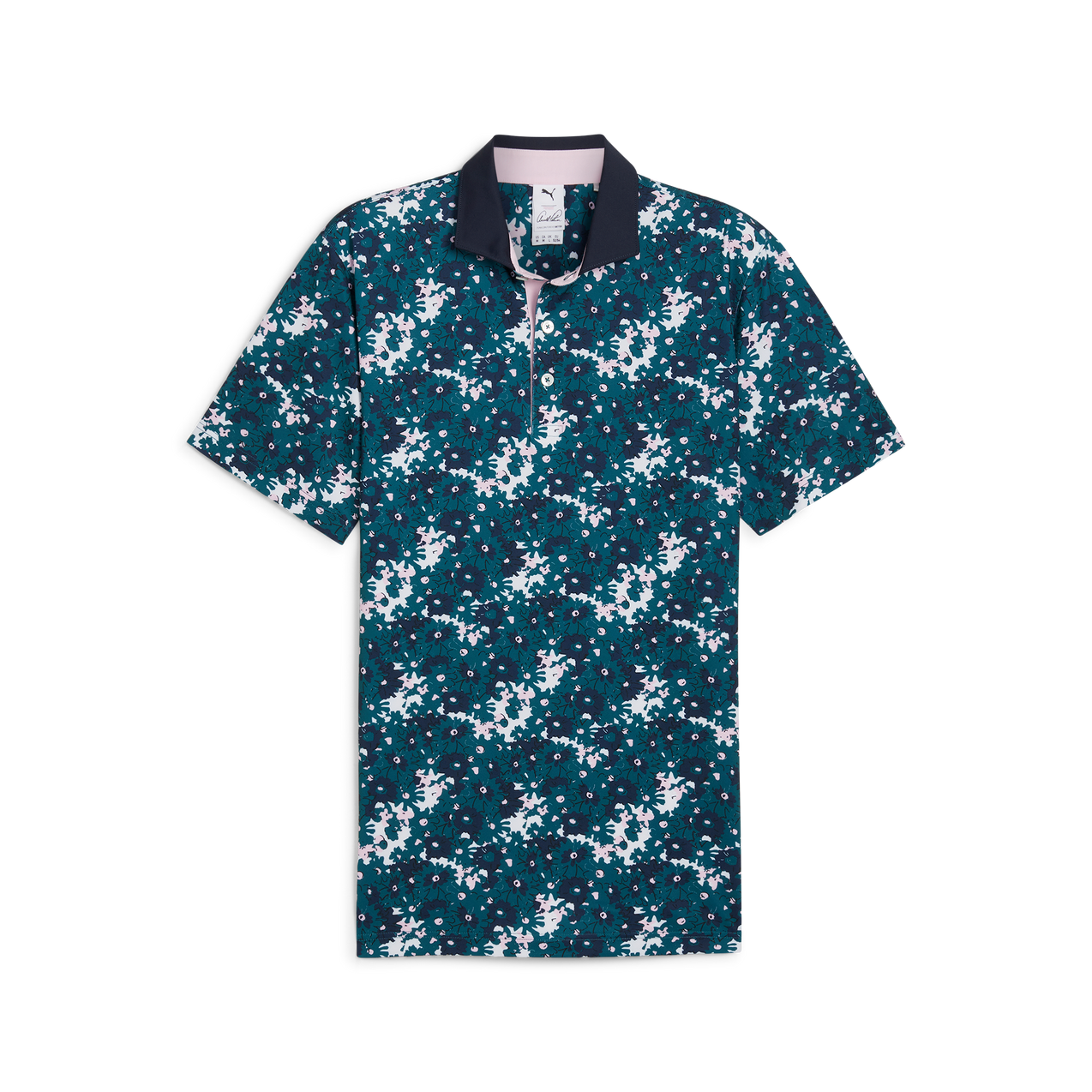 Men's Puma x AP Floral Short Sleeve Polo