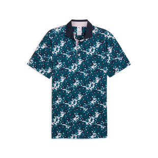 Polo Puma x AP &agrave; motif floral pour hommes PUMA
