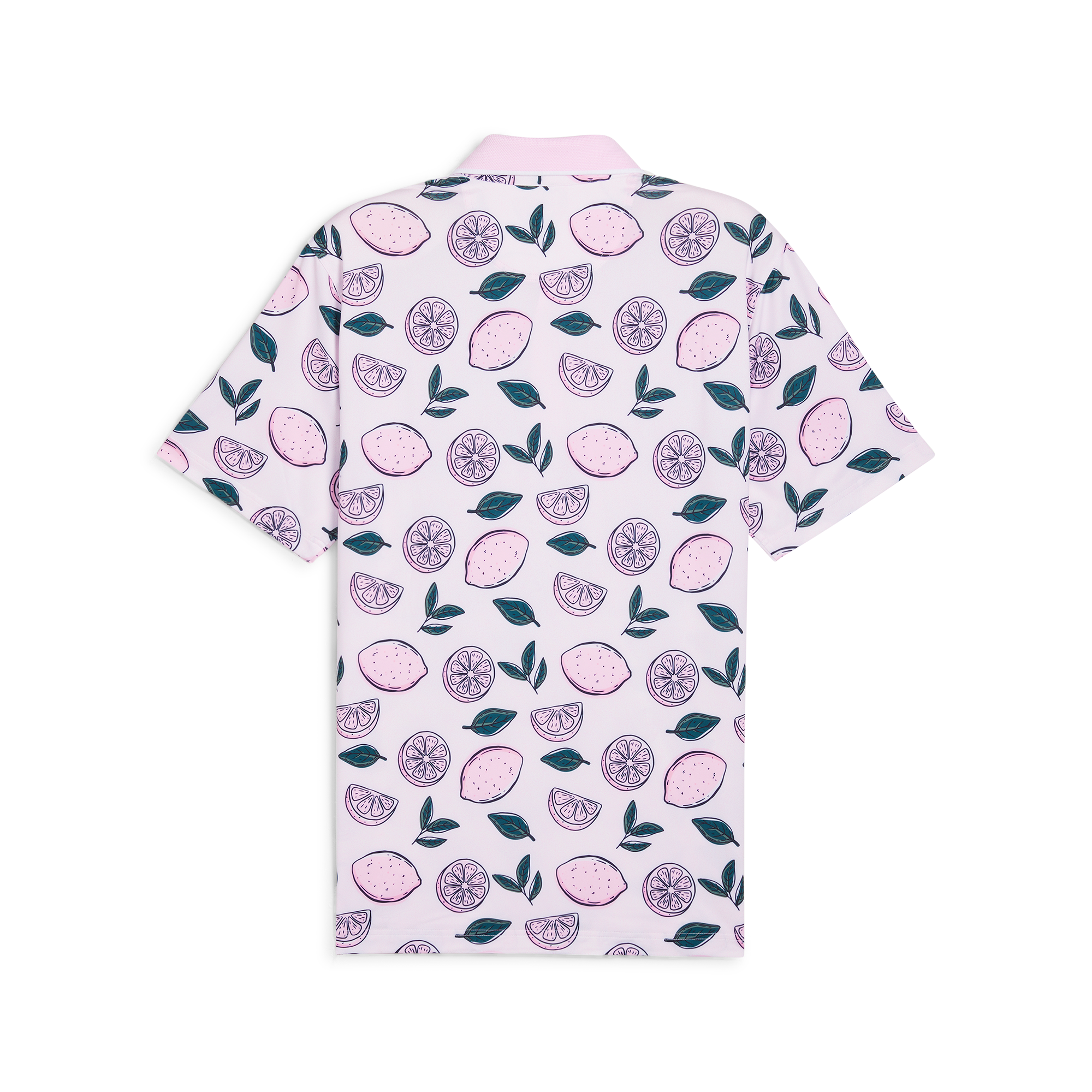 Men's Puma x AP Pink Lemonade Short Sleeve Polo