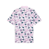 Men's Puma x AP Pink Lemonade Short Sleeve Polo