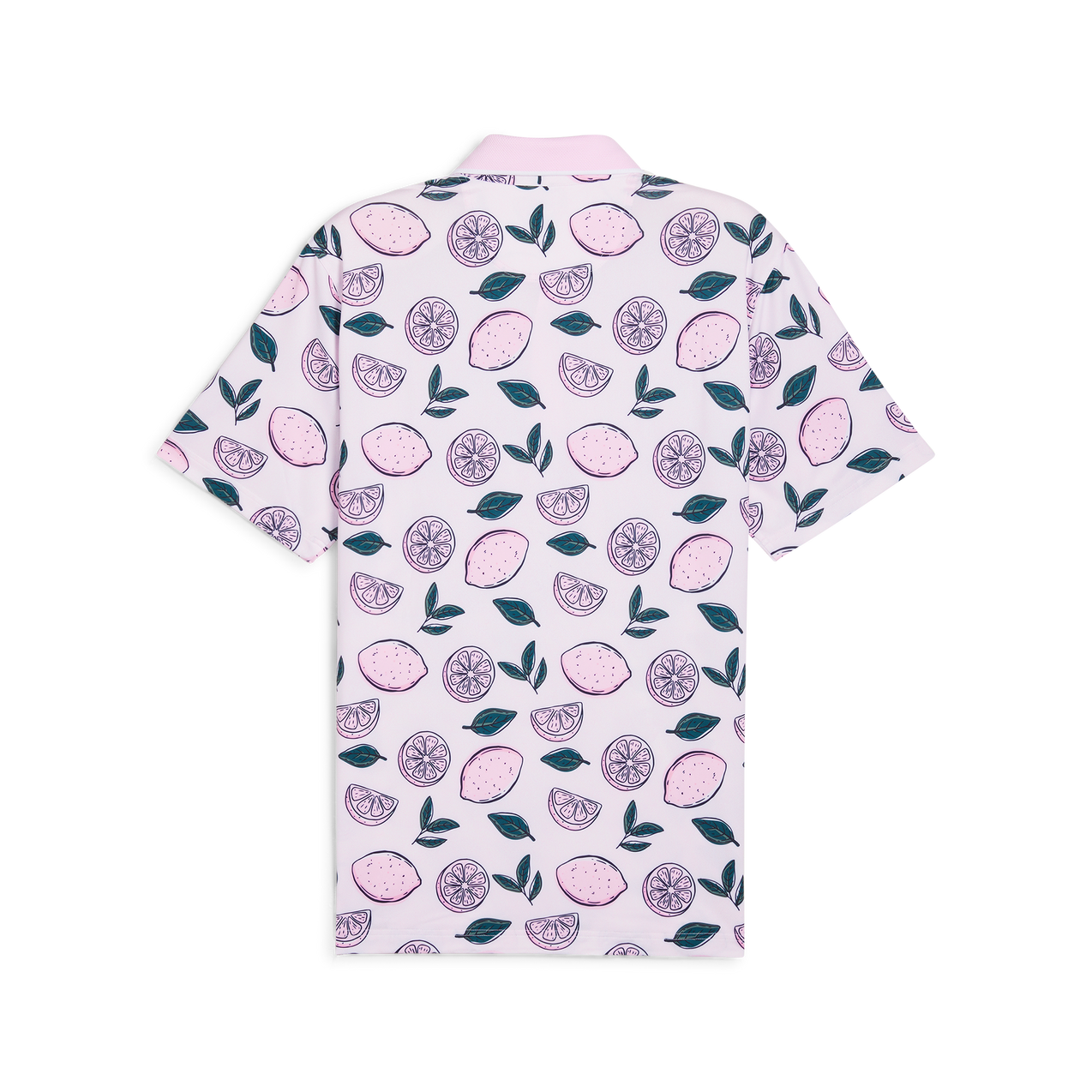 Men's Puma x AP Pink Lemonade Short Sleeve Polo