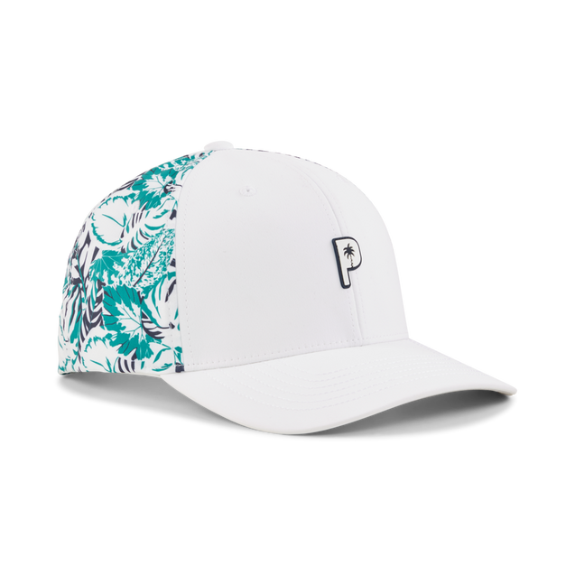 Men s Puma x PTC Palm Glitch Tech Cap PUMA Hats Men s WHITE MULTI Golf Town Limited