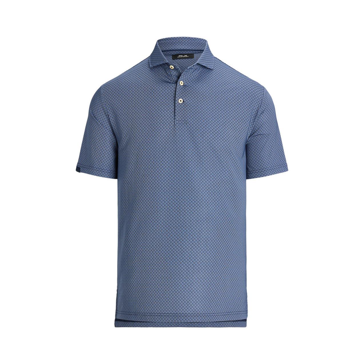 Men's M7 Diamond Print Short Sleeve Polo