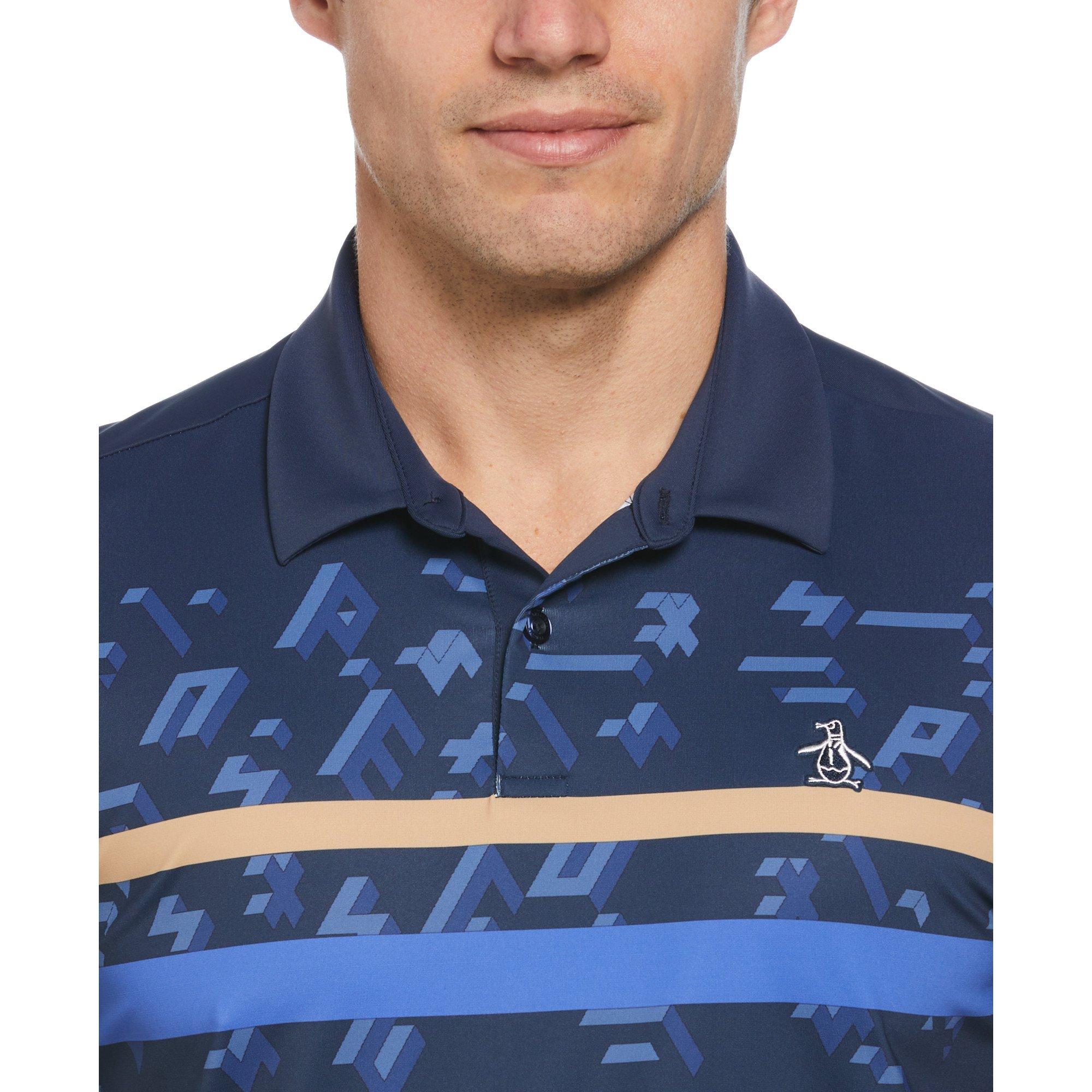 Men's Got Game ENG Stripe Short Sleeve Polo