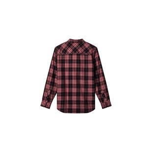 Men's Cloud Flannel Plaid Long Sleeve Shirt TRAVISMATHEW