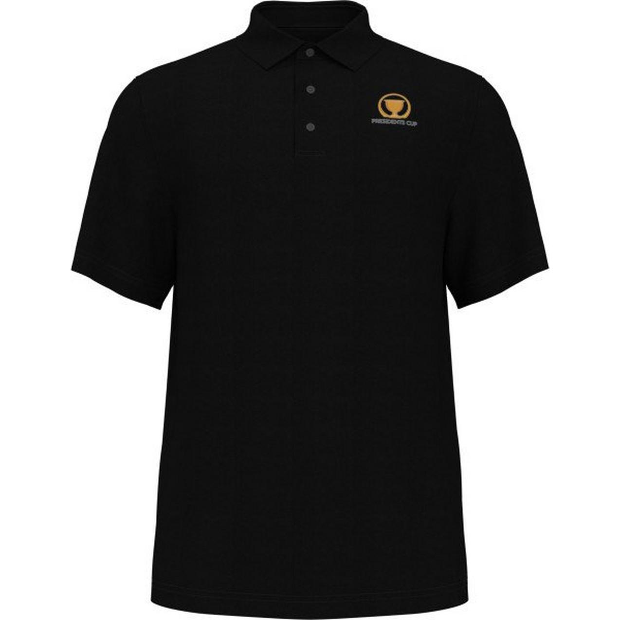 Men's PC Solid Textured Short Sleeve Polo