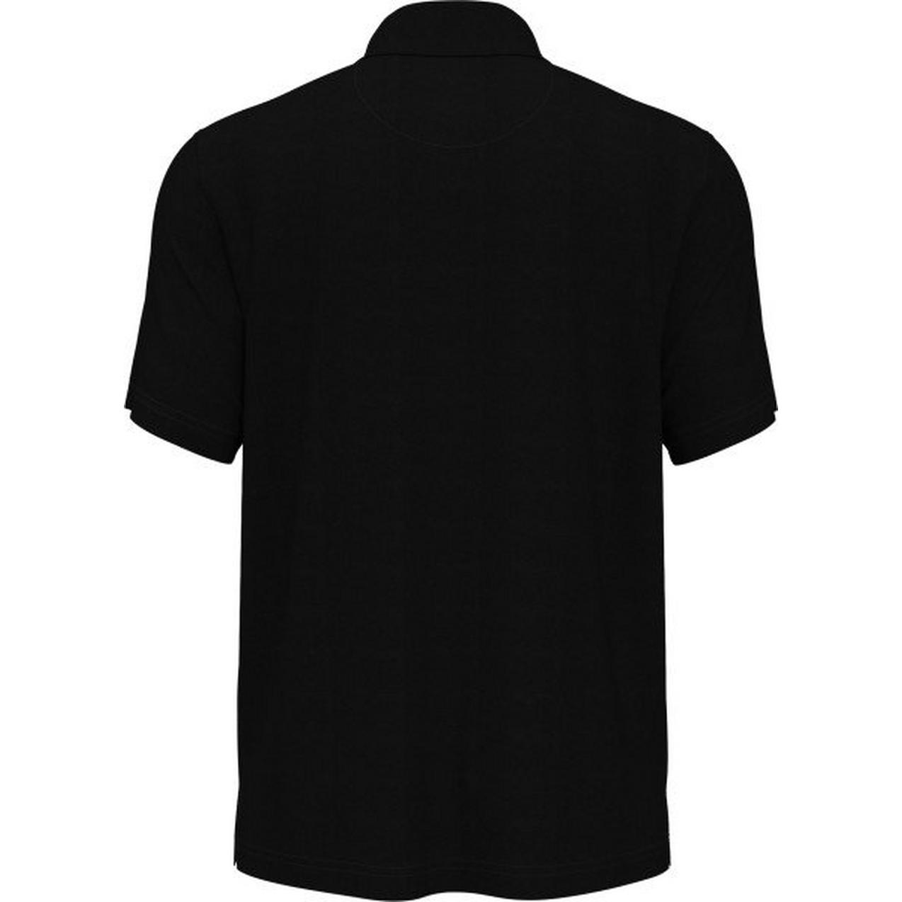 Men's PC Solid Textured Short Sleeve Polo