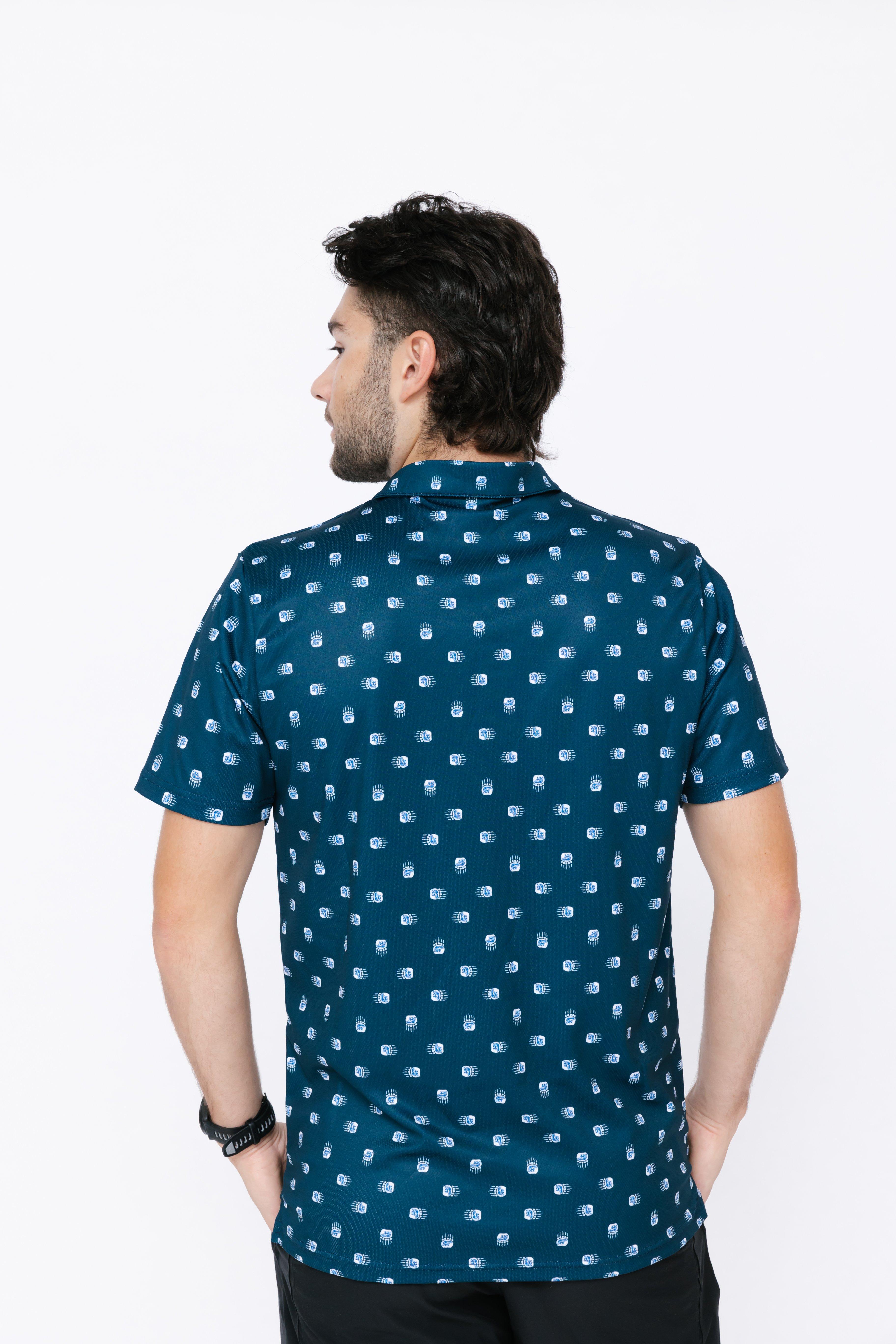Men's Bear Paw Short Sleeve Polo