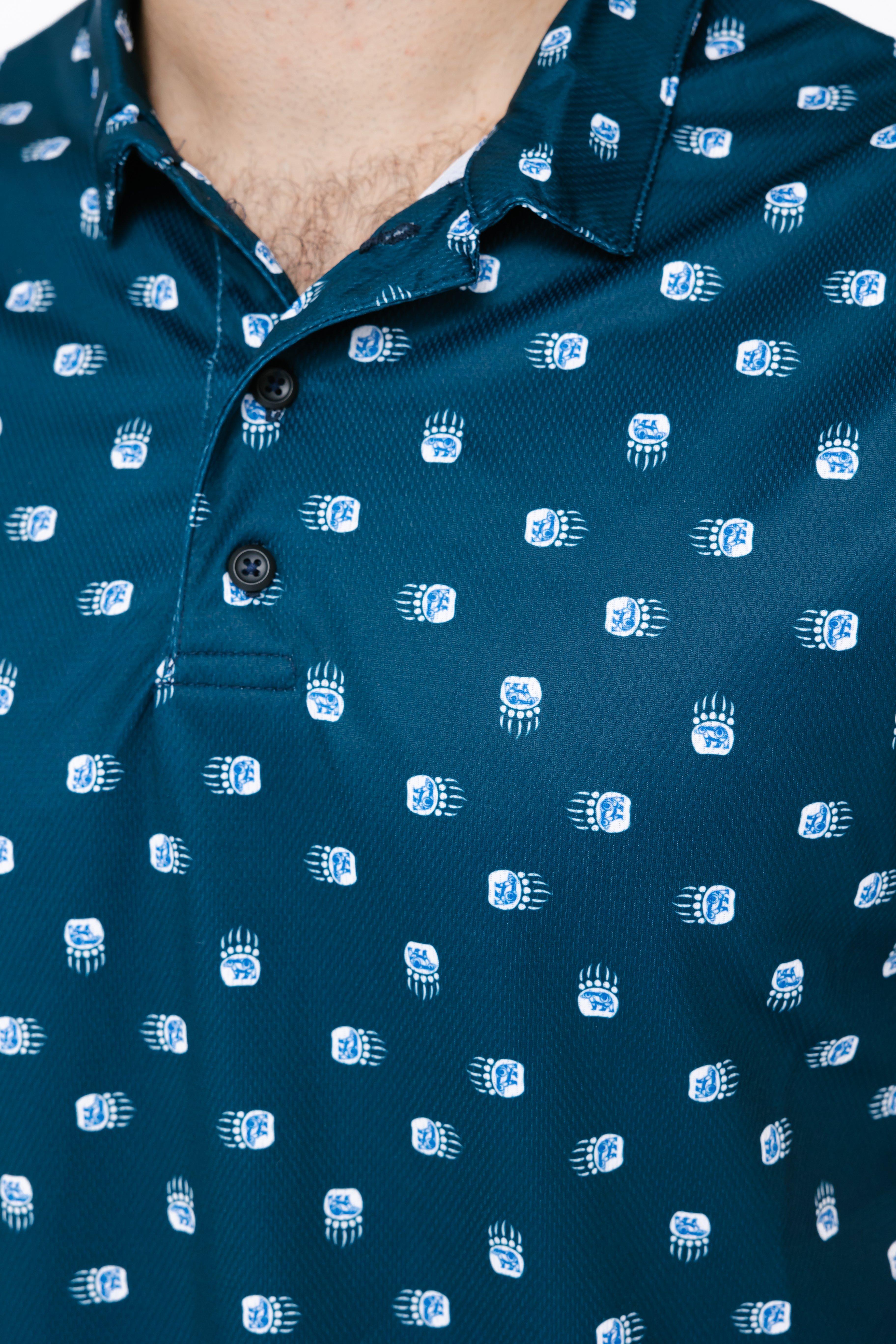 Men's Bear Paw Short Sleeve Polo