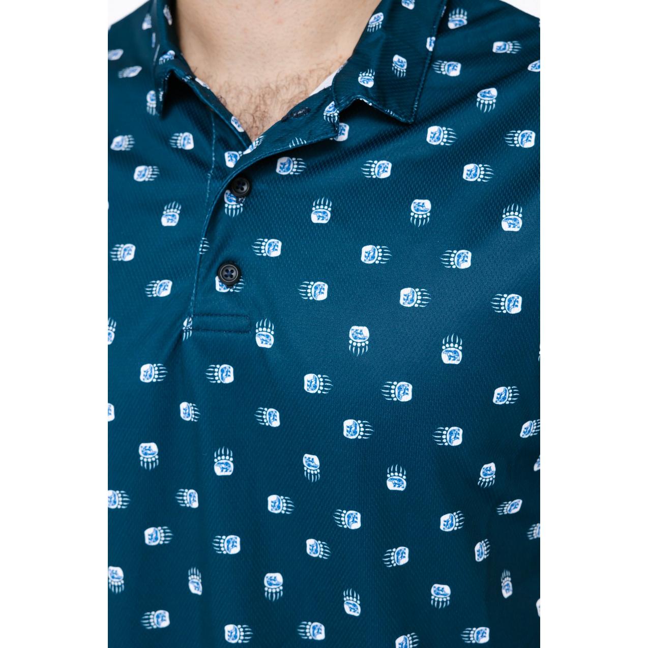 Men's Bear Paw Short Sleeve Polo