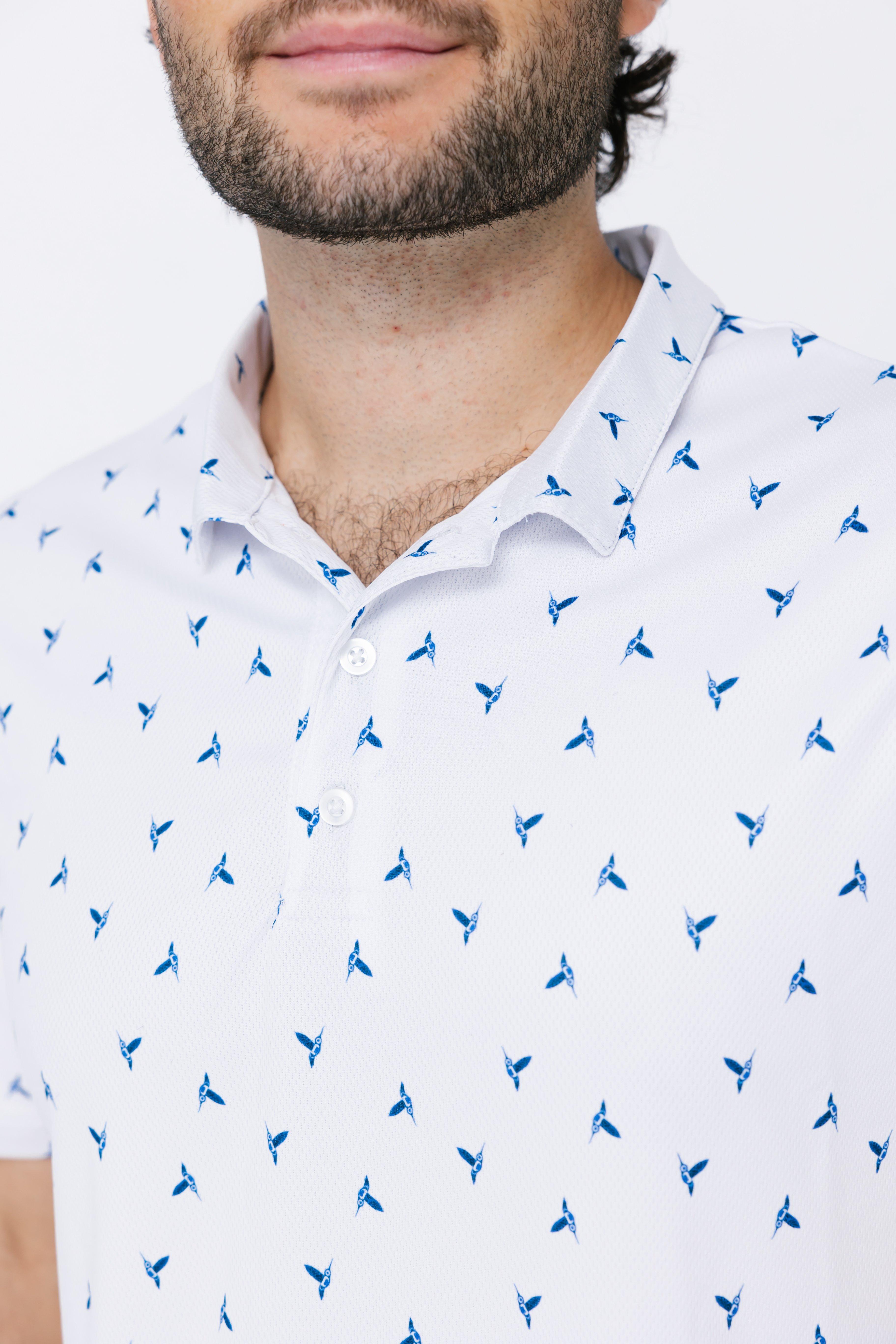 Men's Hummingbird Short Sleeve Polo