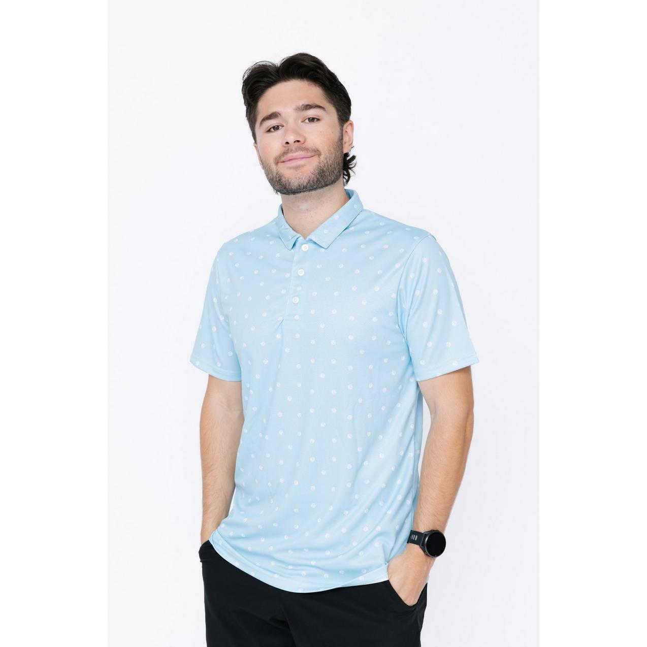 Men's Eagle Moon Short Sleeve Polo