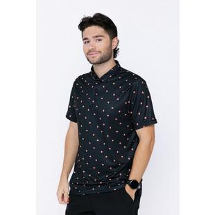 Men's Eagle Maple Leaf Short Sleeve Polo NOMINOU