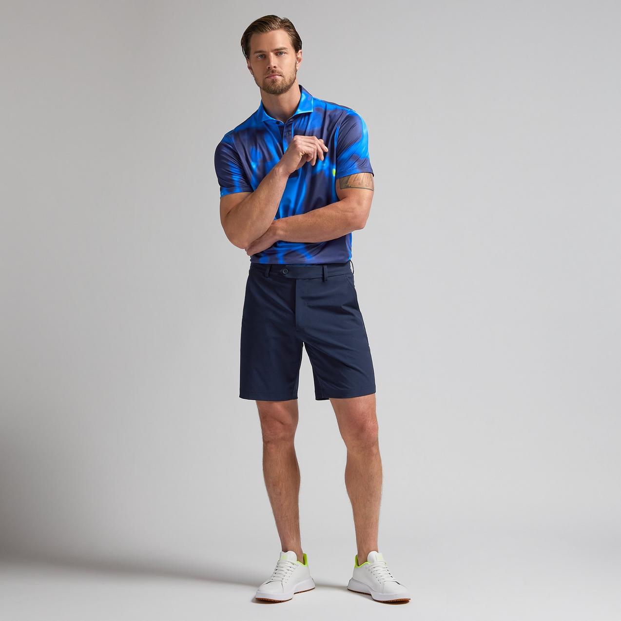 Men's Self A Collar Polo Tech Short Sleeve Polo