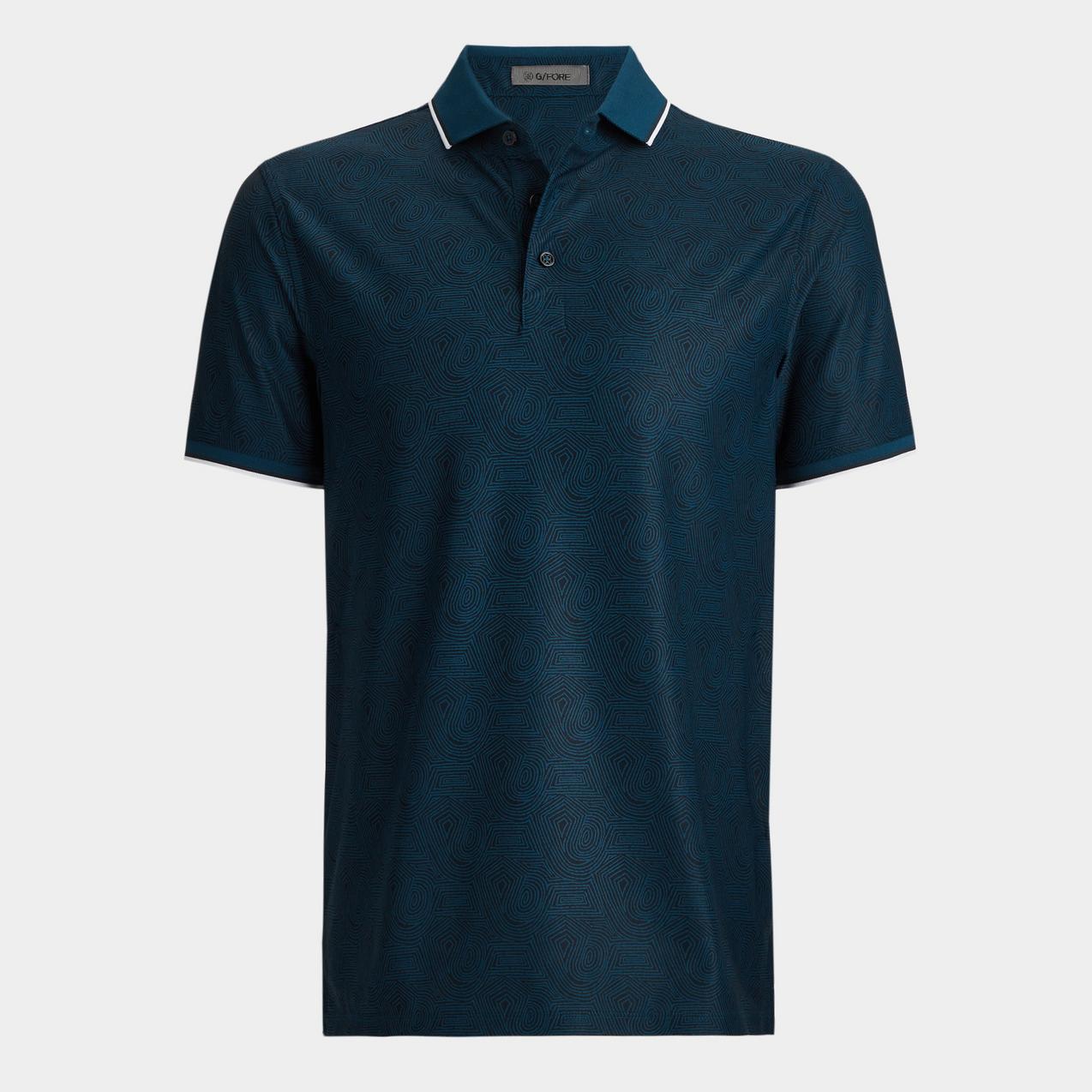 Men's Rib F Collar Tech Pique Polo