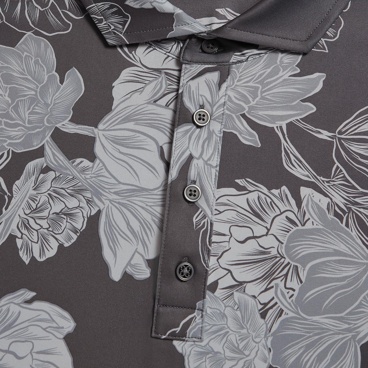 Men's Self B Collar Polo Tech Short Sleeve Polo