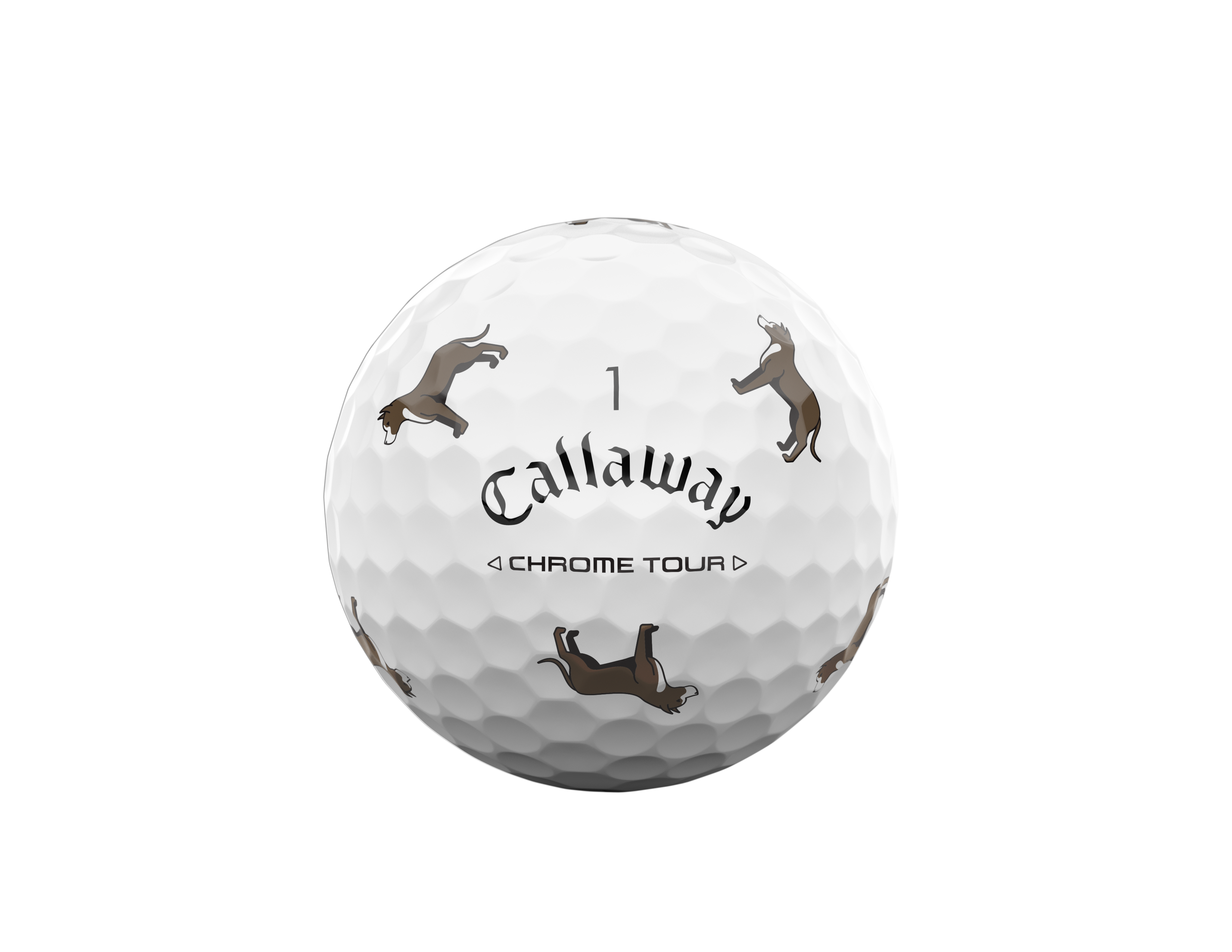 Limited Edition - Chrome Tour Golf Balls - Pit Bull